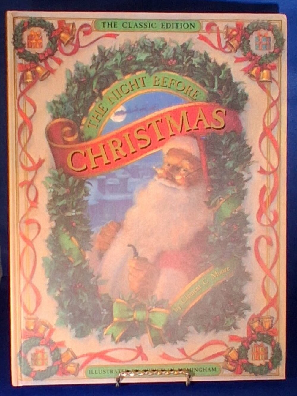 Vintage The Night Before Christmas Classic Edition Hardcover Book 1995